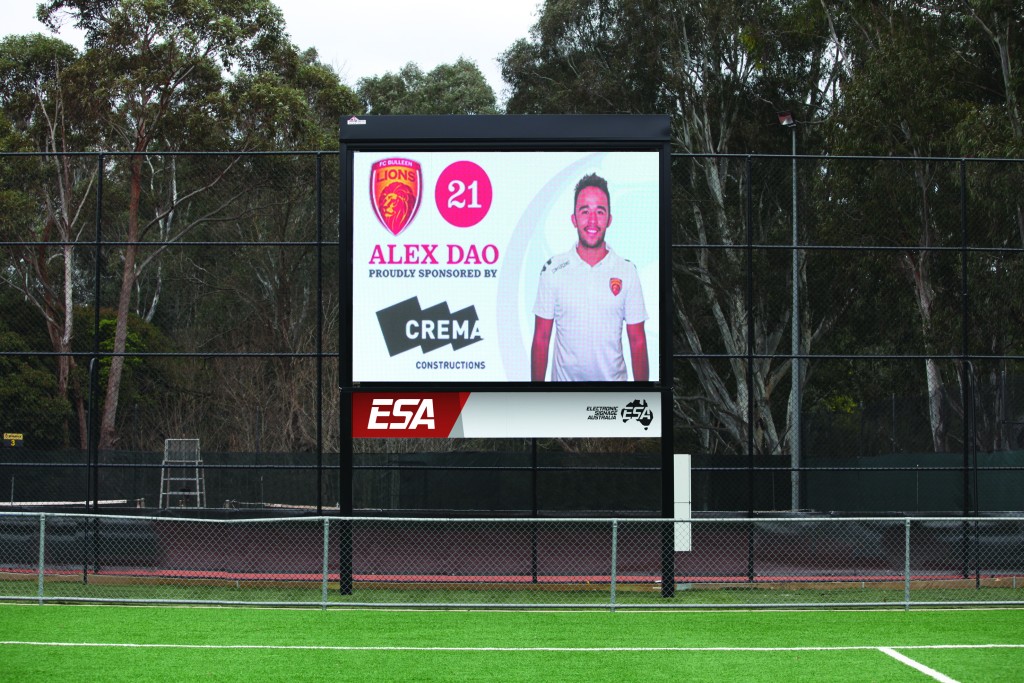 football stadium LED scoreboard