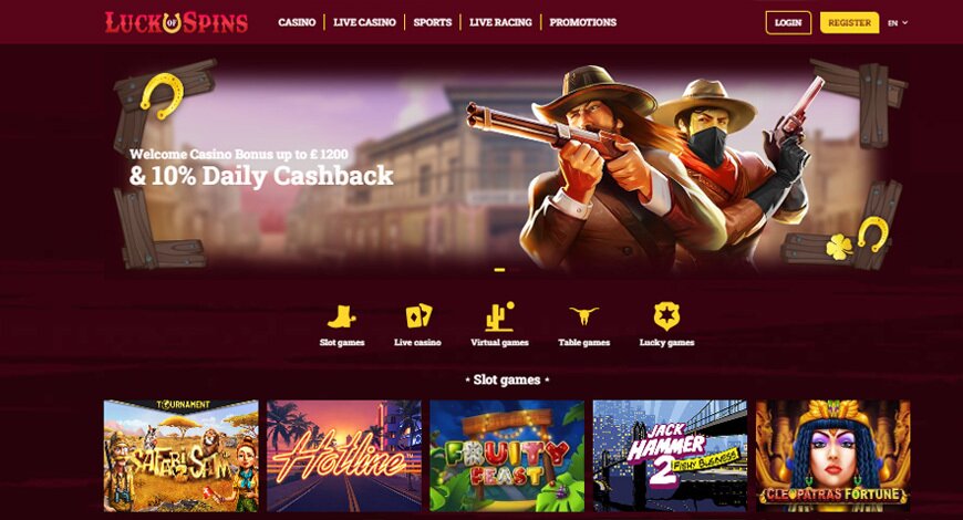 online casino games list