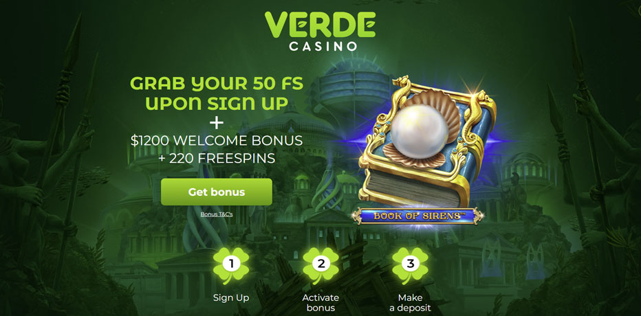 verde casino bonus code