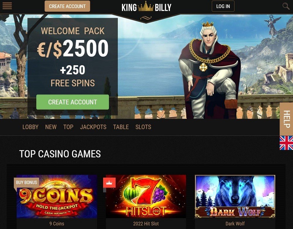 King Billy Casino review 2024 ⭐ Welcome Bonus C$5 On Registration + C ...